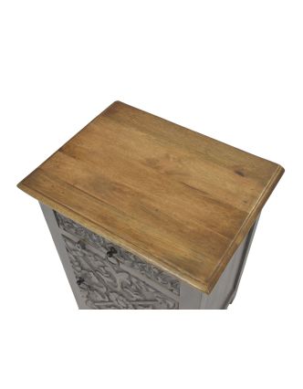 Noční stolek z mangového dřeva, 50x36x70cm