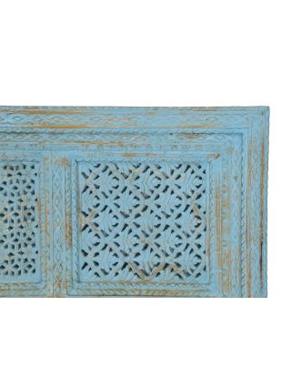 Dřevěný dekorativní panel na stěnu ručně vyřezaný z mangového dřeva, 120x8x180cm