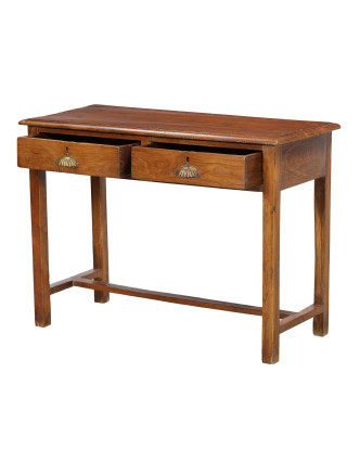 Psací stůl z teakového dřeva, 98x44x72cm