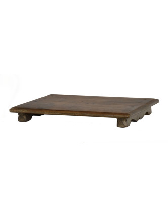 Čajový stolek z teakového dřeva, 57x38x6cm