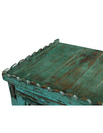 Prosklená skříňka z teakového dřeva, 75x49x100cm