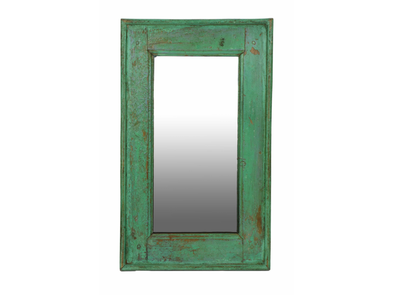 Zrcadlo v rámu z teakového dřeva, 33x3x55cm