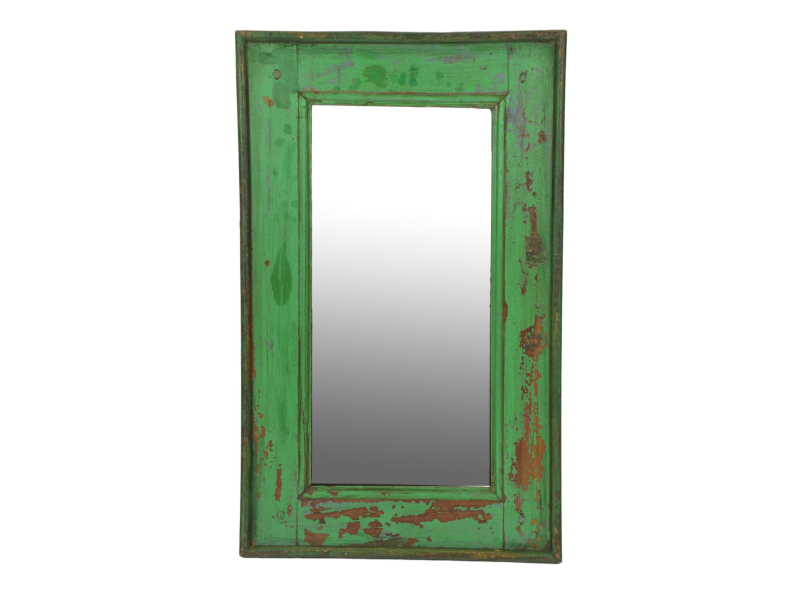 Zrcadlo v rámu z teakového dřeva, 33x3x53cm