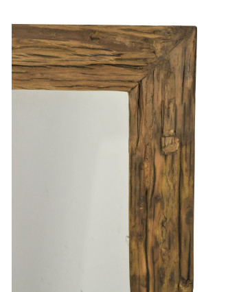 Zrcadlo v rámu ze starého teakového dřeva, 60x4x120cm