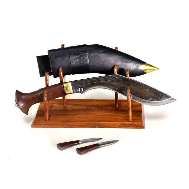 Khukri - Balance, 9", dřevěná rukojeť, nůž 37cm, čepel 24cm
