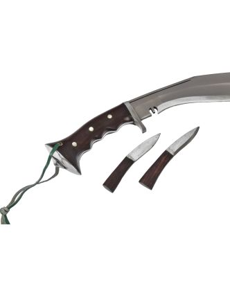 Khukri nůž, "Iraq Black Sheath",  10", dřevěná rukojeť, nůž 39cm, čepel 26cm