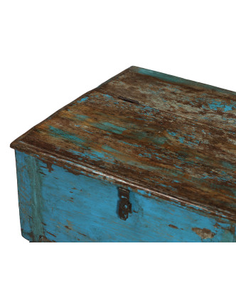 Starý kupecký stolek s odklápěcí deskou, 59x47x47cm