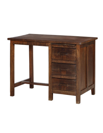 Psací stůl z teakového dřeva, 102x59x76cm