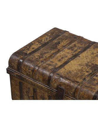 Plechový kufr, příruční zavazadlo, 84x50x38cm