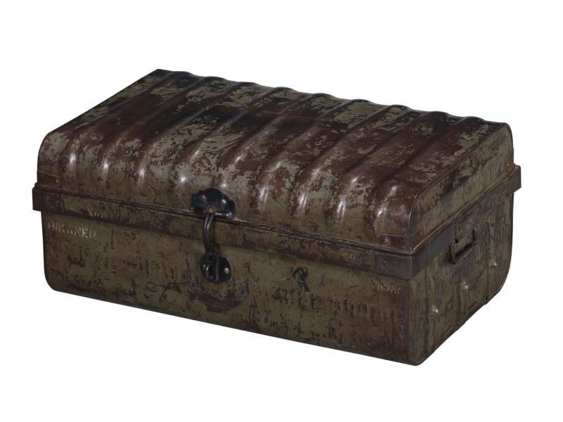 Plechový kufr, příruční zavazadlo, 60x40x27cm