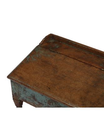 Starý kupecký stolek s odklápěcí deskou, 60x40x38cm