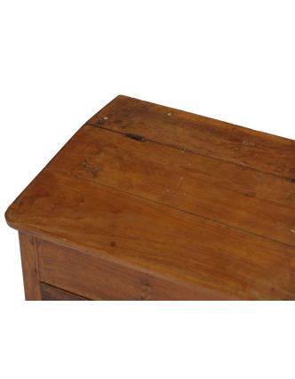 Starý kupecký stolek s odklápěcí deskou, 60x44x42cm