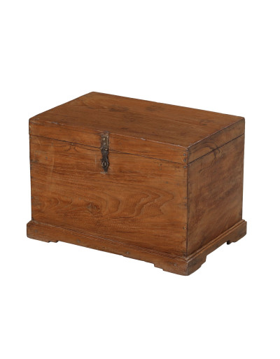 Starožitná truhla z teakového dřeva, 48x33x34cm