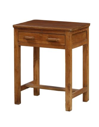 Starý kupecký stolek s šuplíkem, 61x44x76cm