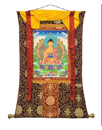 Thangka, Buddha Šákjamuni, 70x85cm