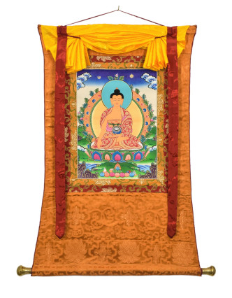 Thangka, Buddha Šákjamuni, 70x85cm