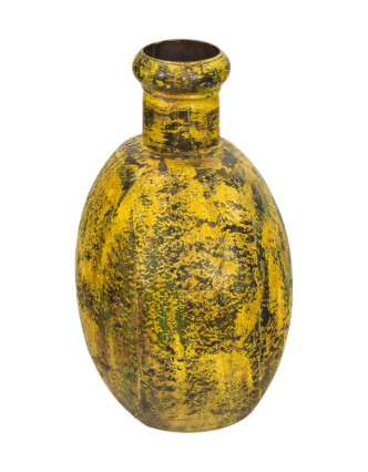 Starožitná kovová váza, 26x15x40cm