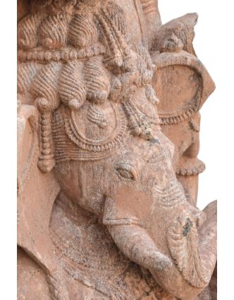 Pískovcová socha z Orissi, Ganéš, 60x35x96cm