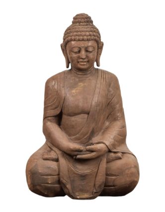 Pískovcová socha z Orissi, Buddha, 55x33x90cm