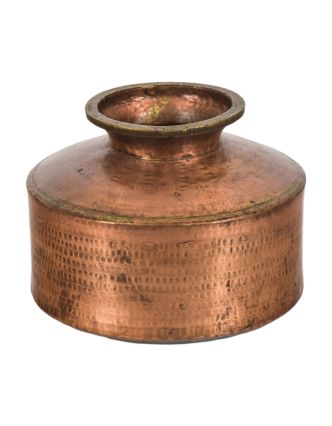 Starožitná kovová nádoba na vodu, 30x30x25cm