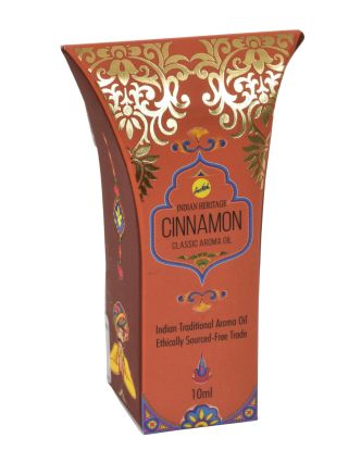 Přírodní esenciální olej Cinnamon, Shreevani, 10ml