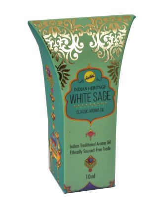 Přírodní esenciální olej White Sage, Shreevani, 10ml