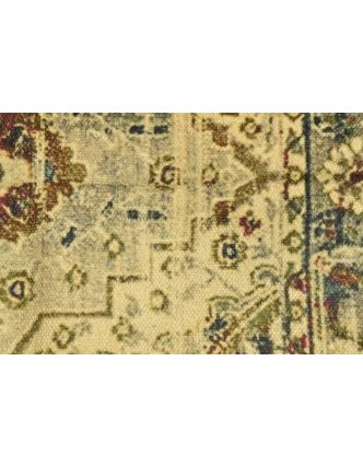 Koberec, ručně tkaný, bavlna, potisk, 119x198cm