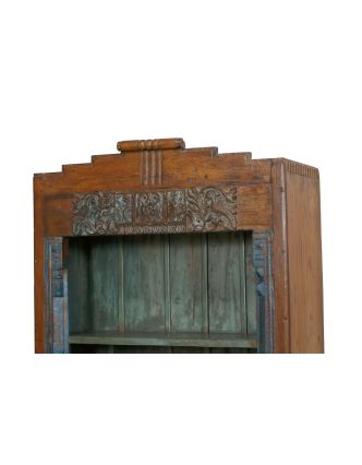 Knihovna z teakového dřeva, 94x36x198cm