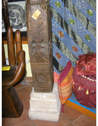 Antik sloupy, 2 kusy, Barma teak wood