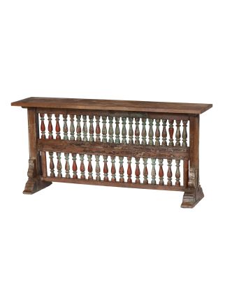Konzolový stolek z teakového dřeva, 165x41x80cm