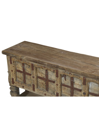 Konzolový stolek z teakového dřeva, 173x39x81cm