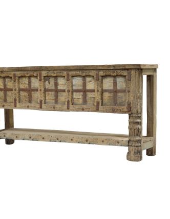 Konzolový stolek z teakového dřeva, 173x39x81cm