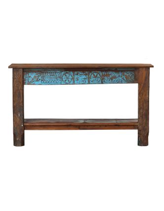 Konzolový stolek z teakového dřeva, 154x32x87cm