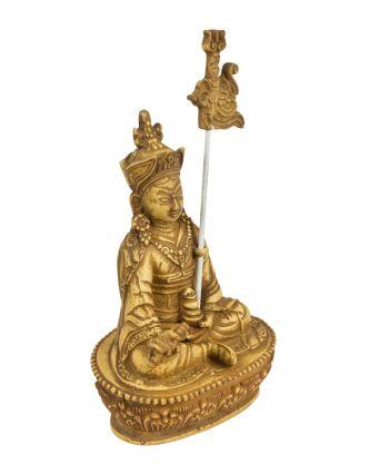 Guru Rinpoche, antik patina, pryskyřice, 10x5x15cm
