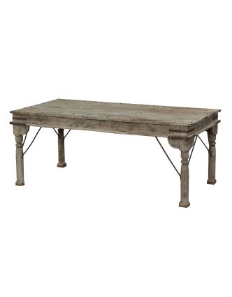 Starý stůl z mangového dřeva, 190x99x77cm