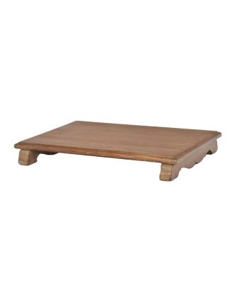 Čajový stolek z teakového dřeva, 55x38x7cm