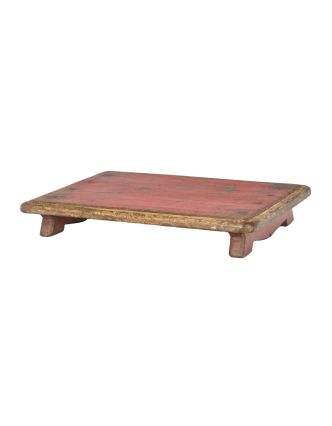 Čajový stolek z teakového dřeva, 54x37x9cm