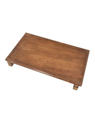Čajový stolek z teakového dřeva, 56x32x7cm