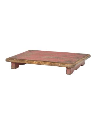 Čajový stolek z teakového dřeva, 53x36x9cm