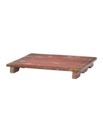 Čajový stolek z teakového dřeva, 53x36x6cm