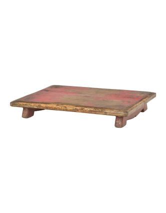 Čajový stolek z teakového dřeva, 53x37x9cm