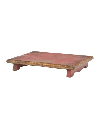 Čajový stolek z teakového dřeva, 53x37x8cm