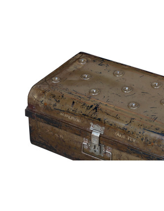 Plechový kufr, příruční zavazadlo, 70x46x31cm