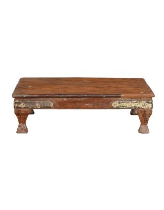 Čajový stolek z teakového dřeva, 59x55x17cm