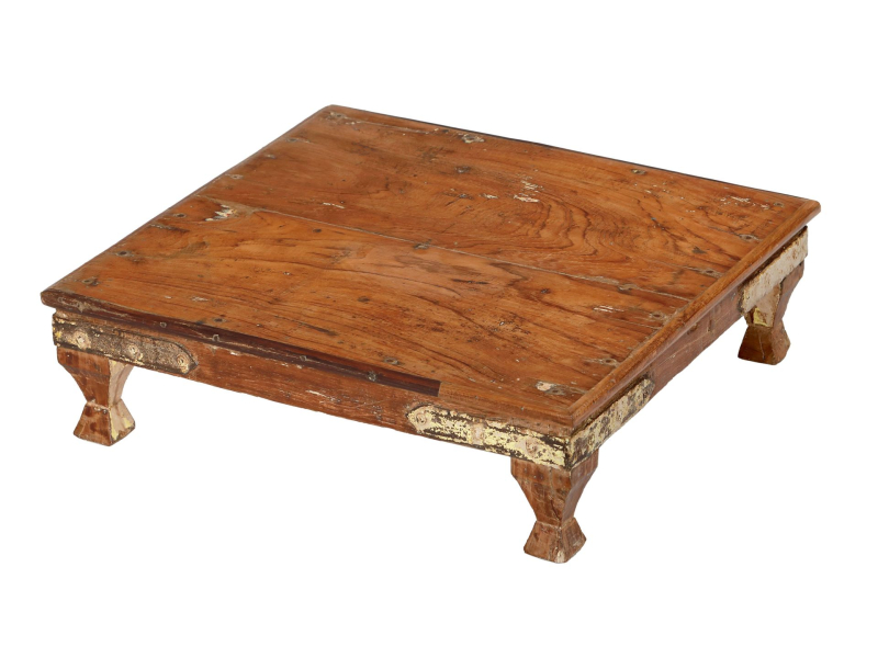 Čajový stolek z teakového dřeva, 59x55x17cm