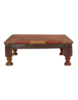 Čajový stolek z teakového dřeva, 54x54x20cm