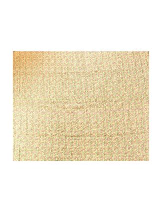 Blockprintová, ručně prošívaná deka, výplň bavlna, 230x260cm