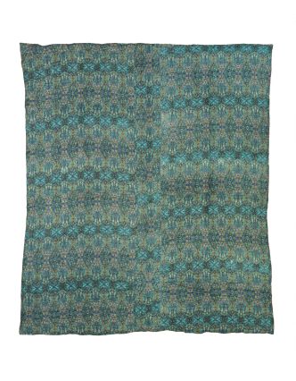 Ručně prošívaná deka, výplň bavlna, patchwork,  230x260cm