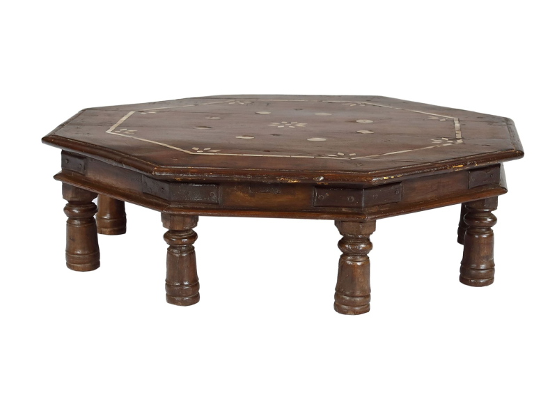 Čajový stolek z teakového dřeva, 68x68x19cm