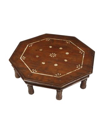 Čajový stolek z teakového dřeva, 68x68x19cm